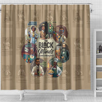 The Black Minds Behind Progress Shower Curtain Africa Black Invention
