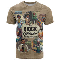 The Black Minds Behind Progress T Shirt Africa Black Invention - Wonder Print Shop