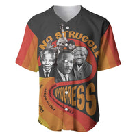 No Struggle No Progress Baseball Jersey Civil Rights Leaders - Wonder Print Shop