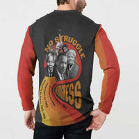 No Struggle No Progress Button Sweatshirt Civil Rights Leaders - Wonder Print Shop