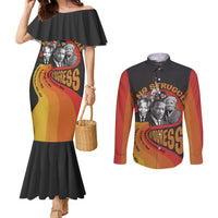 No Struggle No Progress Couples Matching Mermaid Dress and Long Sleeve Button Shirt Civil Rights Leaders