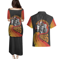 No Struggle No Progress Couples Matching Puletasi and Hawaiian Shirt Civil Rights Leaders - Wonder Print Shop