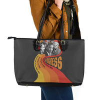 No Struggle No Progress Leather Tote Bag Civil Rights Leaders - Wonder Print Shop