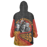 No Struggle No Progress Wearable Blanket Hoodie Civil Rights Leaders - Wonder Print Shop