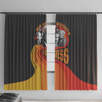 No Struggle No Progress Window Curtain Civil Rights Leaders - Wonder Print Shop