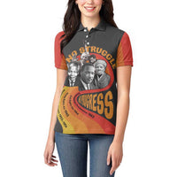 No Struggle No Progress Women Polo Shirt Civil Rights Leaders - Wonder Print Shop