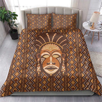 African Mask Printed Mudcloth Bedding Set - Wonder Print Shop