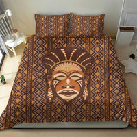African Mask Printed Mudcloth Bedding Set - Wonder Print Shop