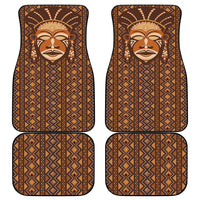 African Mask Printed Mudcloth Car Mats - Wonder Print Shop