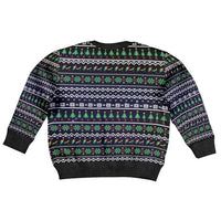 Dragonfly Angel Kid Ugly Christmas Sweater As Long As I Breathe You'll Be Remembered - Wonder Print Shop