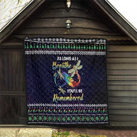 Dragonfly Angel Quilt As Long As I Breathe You'll Be Remembered - Wonder Print Shop