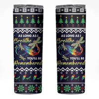 Dragonfly Angel Skinny Tumbler As Long As I Breathe You'll Be Remembered - Wonder Print Shop