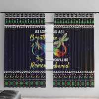 Dragonfly Angel Window Curtain As Long As I Breathe You'll Be Remembered - Wonder Print Shop