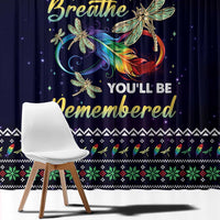 Dragonfly Angel Window Curtain As Long As I Breathe You'll Be Remembered - Wonder Print Shop