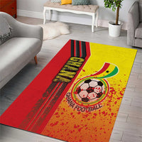 Ghana Football Area Rug Black Stars Soccer - Road To Champion - Wonder Print Shop