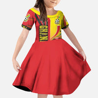 Ghana Football Family Matching Mermaid Dress and Hawaiian Shirt Black Stars Soccer - Road To Champion - Wonder Print Shop
