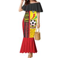 Ghana Football Family Matching Mermaid Dress and Hawaiian Shirt Black Stars Soccer - Road To Champion - Wonder Print Shop