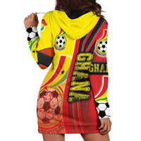 Ghana Football Hoodie Dress Black Stars Soccer - Road To Champion - Wonder Print Shop