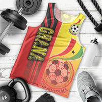 Ghana Football Men Tank Top Black Stars Soccer - Road To Champion - Wonder Print Shop