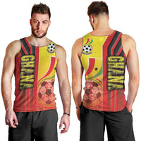 Ghana Football Men Tank Top Black Stars Soccer - Road To Champion - Wonder Print Shop