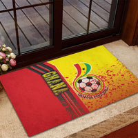 Ghana Football Rubber Doormat Black Stars Soccer - Road To Champion - Wonder Print Shop