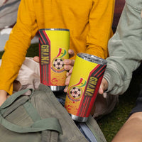 Ghana Football Tumbler Cup Black Stars Soccer - Road To Champion - Wonder Print Shop