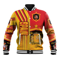 Spain Football Baseball Jacket La Roja Soccer - Road To Champion - Wonder Print Shop