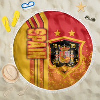 Spain Football Beach Blanket La Roja Soccer - Road To Champion - Wonder Print Shop