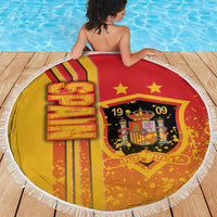 Spain Football Beach Blanket La Roja Soccer - Road To Champion - Wonder Print Shop