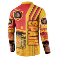 Spain Football Button Sweatshirt La Roja Soccer - Road To Champion - Wonder Print Shop