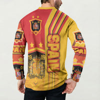 Spain Football Button Sweatshirt La Roja Soccer - Road To Champion - Wonder Print Shop