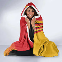 Spain Football Hooded Blanket La Roja Soccer - Road To Champion - Wonder Print Shop