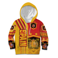 Spain Football Kid Hoodie La Roja Soccer - Road To Champion - Wonder Print Shop
