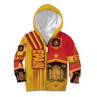 Spain Football Kid Hoodie La Roja Soccer - Road To Champion - Wonder Print Shop