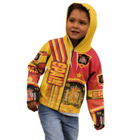 Spain Football Kid Hoodie La Roja Soccer - Road To Champion - Wonder Print Shop