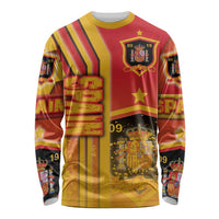 Spain Football Long Sleeve Shirt La Roja Soccer - Road To Champion - Wonder Print Shop