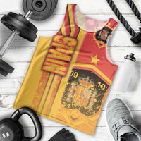 Spain Football Men Tank Top La Roja Soccer - Road To Champion - Wonder Print Shop