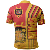 Spain Football Polo Shirt La Roja Soccer - Road To Champion - Wonder Print Shop