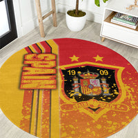 Spain Football Round Carpet La Roja Soccer - Road To Champion - Wonder Print Shop