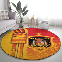 Spain Football Round Carpet La Roja Soccer - Road To Champion - Wonder Print Shop