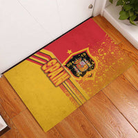 Spain Football Rubber Doormat La Roja Soccer - Road To Champion - Wonder Print Shop