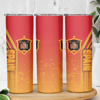 Spain Football Skinny Tumbler La Roja Soccer - Road To Champion - Wonder Print Shop