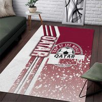 Qatar Football Area Rug The Maroons Soccer - Road To Champion - Wonder Print Shop