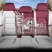Qatar Football Back Car Seat Cover The Maroons Soccer - Road To Champion - Wonder Print Shop