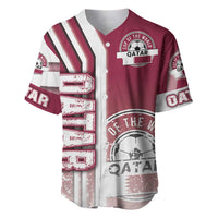 Qatar Football Baseball Jersey The Maroons Soccer - Road To Champion - Wonder Print Shop