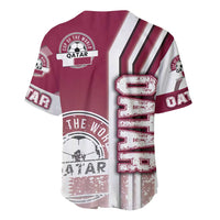 Qatar Football Baseball Jersey The Maroons Soccer - Road To Champion - Wonder Print Shop
