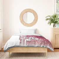 Qatar Football Bedding Set The Maroons Soccer - Road To Champion - Wonder Print Shop