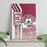 Qatar Football Canvas Wall Art The Maroons Soccer - Road To Champion - Wonder Print Shop
