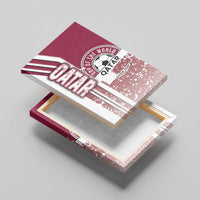 Qatar Football Canvas Wall Art The Maroons Soccer - Road To Champion - Wonder Print Shop