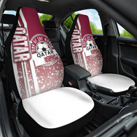 Qatar Football Car Seat Cover The Maroons Soccer - Road To Champion - Wonder Print Shop